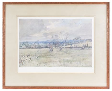 Lionel Edwards (1878 - 1966) The Blackmore Vale Hunt Colour lithograph on paper Printed and published by Eyre and Spottiswood