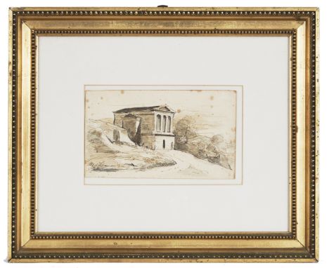 19th/20th Century A group of four pictures [a] Circle of Gaspar Van Wittel&nbsp; Temple of Clitumnus (Tempietto Del Clitunno)