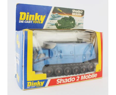 A Dinky die cast toys Shado 2 mobile unit, No 353, boxed.Condition Report:  Inner packing is not original.  Vehicle in excell