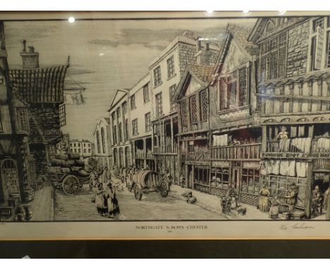 Large print of Northgate Chester 60 x 30 cm