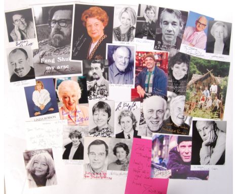A collection of approx x30 assorted British Comedy related autographs. All signed photographs, with some letters / compliment