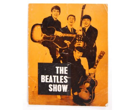 A rare original vintage 1960's ' The Beatles Show ' 1963 programme from the Odeon, Weston-Super-Mare in Somerset, where they 