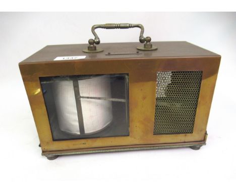 Smart &amp; Mason, copper cased barograph