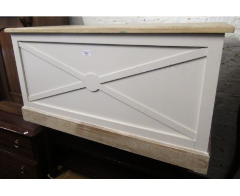 Two reproduction coffers together with a reproduction rectangular coffee table90 wide x 45 deep x 48 highPhoto of other coffe