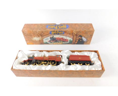 A Hornby OO gauge Hogwarts Express 18ct gold plated edition, R2301, boxed.