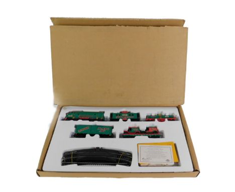 A Matchbox HO scale Holiday Express Train, limited edition 2500, boxed with certificate.