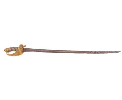 A very good British East India Company Naval Officer's Dress Sword, by Silver &amp; Co., Cornhill, London, with gilt metal hi