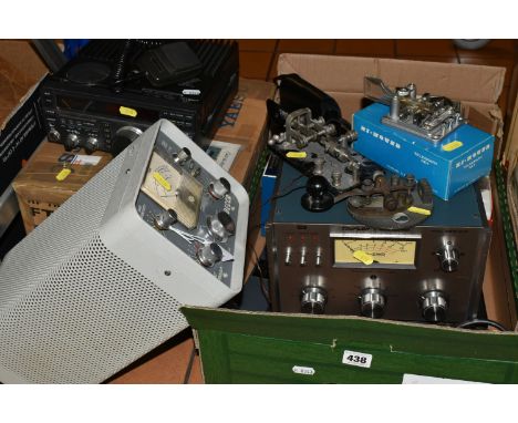 ONE BOX OF C.B RADIOS AND C.B RADIO EQUIPMENT, to include a boxed  Japanese Yaesu HF receiver FT-890 with handset and operati