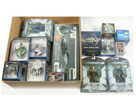Collection of Star Trek Nemesis action figures including, Shinzon, Data, Viceroy and Picard, ALL Mint Unopened complete x4, C