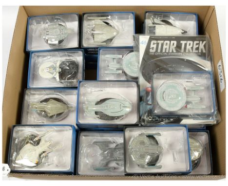 Eaglemoss Star Trek Starships Collection x 40 includes U.S.S. Dauntless, U.S.SS. Enterprise NCC-1701-C, Klingon Bird of Prey,
