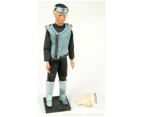 Gerry Anderson Captain Scarlet, Captain Blue large scale figure (22" tall), Good Plus complete (discolouration to one boot), 