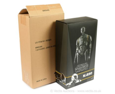 Hot Toys Movie Masterpiece Star Wars K-2SO 1:6 scale figure, Good Plus to Excellent, incomplete, within Excellent packaging, 