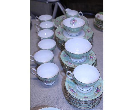 A large Queen Anne tea service 'Gainsborough' 