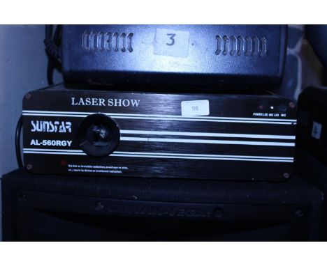 A Sun Star laser show projector, shipping unavailable 