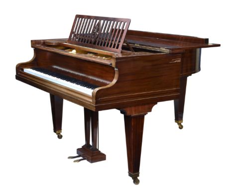 A Bechstein mahogany Model L (Lilliput) baby grand piano, originally supplied by Forsyth Brothers Limited, Manchester, case n