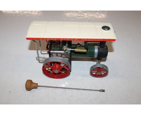 A Mamod model steam tractor 