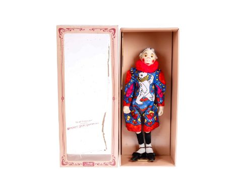 STEIFF Replica Filzpuppe, mit Zertifikat, 42 cm, Originalkarton verschmutzt und leicht beschädigt, sonst Z 2