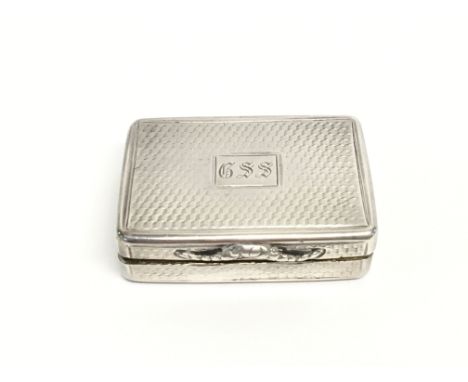A vintage silver Nathaniel Mills vinaigrette. Approx 21.1g. Postage (a).