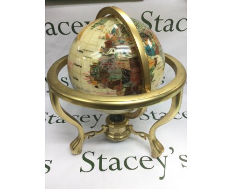 A specimen globe, approx height 36cm. Shipping category D.