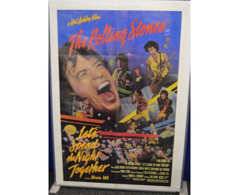 The Rolling Stones "Lets Spend the Night Together" (1982) Original US one sheet film poster (27 x 40 inch) starring Mick Jagg