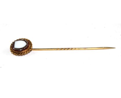 A sardonics stick pin