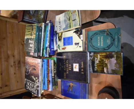 A Large collection of modern and vintage fishing related books