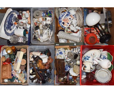 A very large quantity of household items, ceramics, glass, and metalwares, etc, to include Hornsey, Denby, Royal Worcester, W