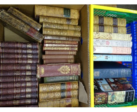 LEATHERBOUND &amp; OTHER VINTAGE BOOKS including Cassell's 'A History of the English Speaking People' volumes I - IV by Winst