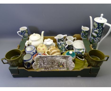 PORTMEIRION POTTERY designed by Susan Williams Ellis, Magic Garden Coffeeware, also Totem and an assortment of other china