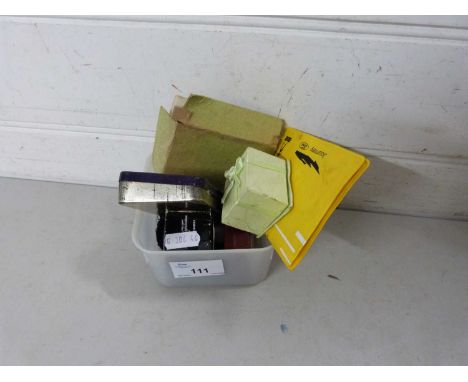 Mixed Lot: Queens coronation pin badge and tin, pearl necklace, a boxed micro camera and other items