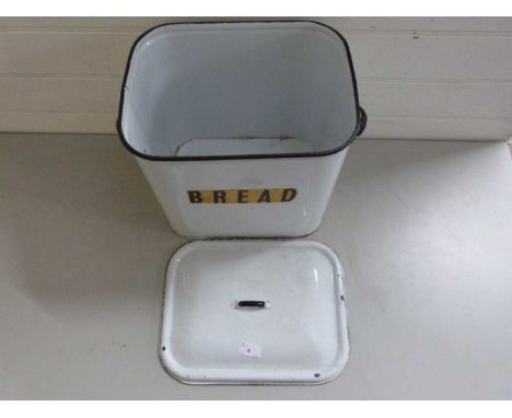 Enamel bread bin