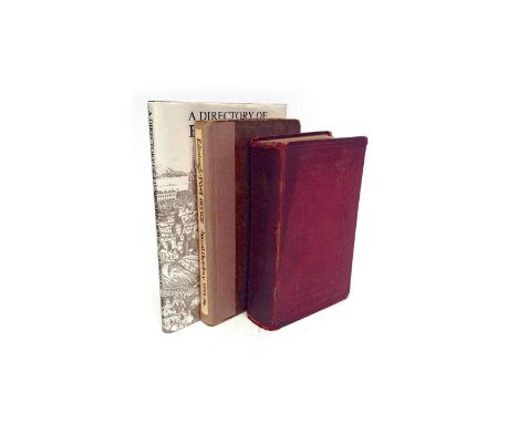 POST OFFICE DIRECTORY EDINBURGH, 1833-1834 respined cloth, 1833 
also an 1896-97 Directory and a reprint of the 1752 Director