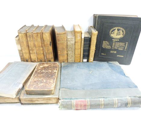 WARD H., SCHOOL-MASTER IN WHITEHAVEN.  The Academic Reader Containing Miscellanies In Prose & Verse. Old calf. Ex lib. with s
