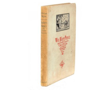 WILDE (OSCAR) THE HAPPY PRINCE AND OTHER TALES, 1888  4to, first edition,  illustrated front cover lettered in red, plates af