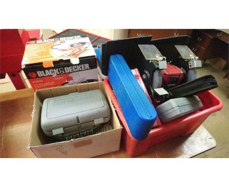 Quantity of tools and a wallpaper stripper