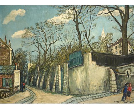 λ&nbspALPHONSE QUIZET (FRENCH 1885-1955) PRINTEMPS  Oil on board  Signed (lower right) 73 x 100cm (28½ x 39¼ in.)Painted circ