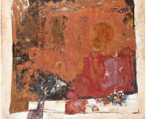 ROBERT LITCHFIELD JUNIPER (AUSTRALIAN 1929-2012) SUMMER TAPESTRY  Mixed media on board  Signed and dated 1961 (lower right)  
