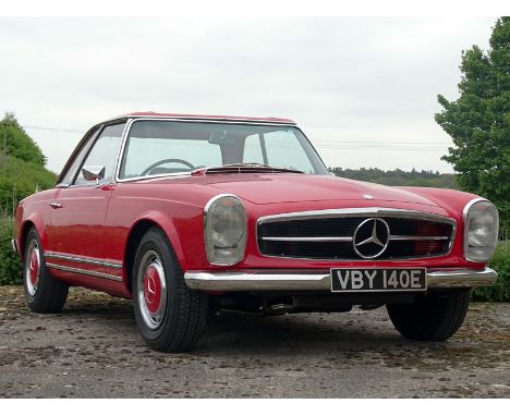 1967 Mercedes-Benz 250 SL  - Finished in Signal Red with Black interior, RHD and automatic transmission    - Offered with bot