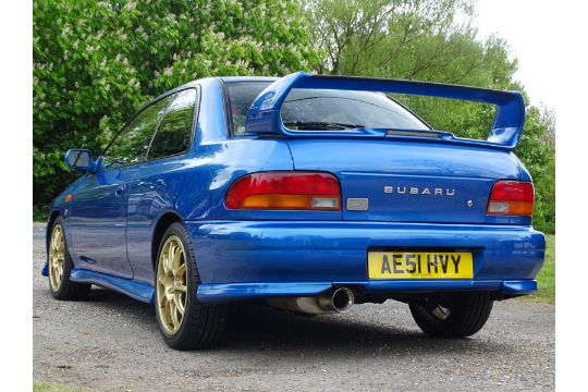 2001 subaru impreza p1 no 827 of 1 000 made of which just c 320 are currently taxed for road bidspotter com