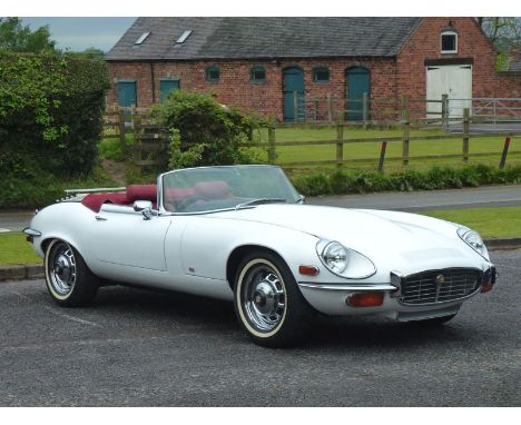 1974 Jaguar E-Type V12 Roadster  - Sold new in America and believed to have had one doctor owner in Dallas, Texas, until acqu