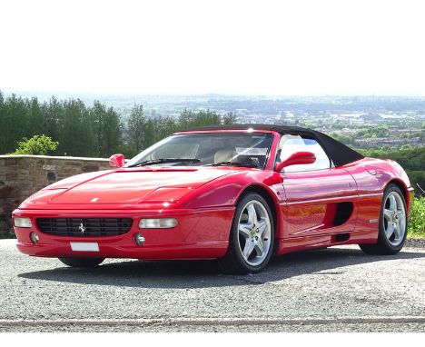 2000 Ferrari F355 Spider  Introduced at the May 1994 Geneva Salon, the F355 was the standard bearer for a new generation of m