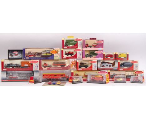 A collection of various assorted 1:76 scale boxed diecast model cars, truck and other vehicles. To include Corgi Trackside, D