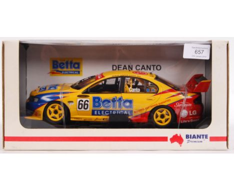 A rare Australian made precision diecast 1:18 scale model ' Ford BA Falcon XR8 Team Betta Electrical '. Ex-shop-stock, mint+ 