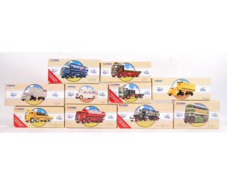 A good collection of 10x Corgi Classics made Commercial related vehicles - largely Haulage / Advertising related. Each model 