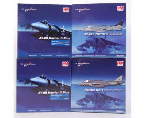 A collection of 4x Hobbymaster made 1:72 scale precision diecast model aeroplanes / jets. All from the Air Power Series. Comp