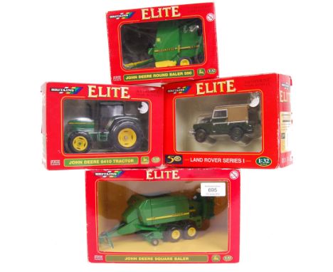 A collection of 4x Britains Elite series Farm related diecast models. All appear mint, within the original boxes. Comprising 