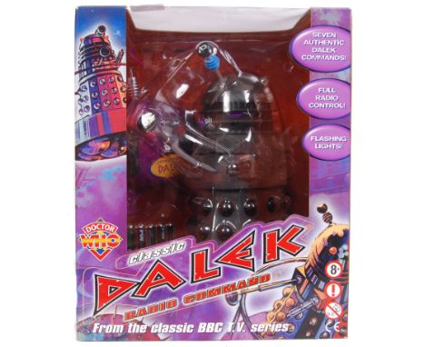 A rare Product Enterprise made Doctor Who ' Radio Command Dalek .' Radio controlled, with lights and sounds. Based on the Cla