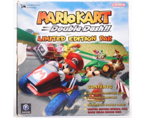 A Nintendo Gamecube limited edition ' Mario Kart Double Dash Pak ' games console. Appears complete and unused (many contents 