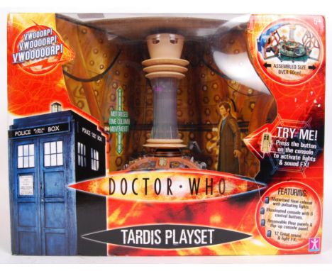 An original Character Options made 9th &amp; 10th Doctor era, ' Doctor Who TARDIS Console Room ' interactive playset. Sealed 