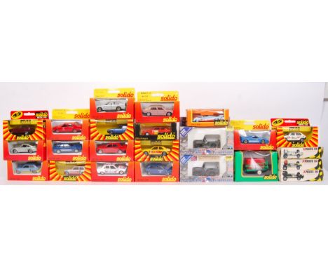 A collection of approx 20x Solido diecast model vehicles from series to include; 50th Anniversary Of The Liberation, No516 Ag